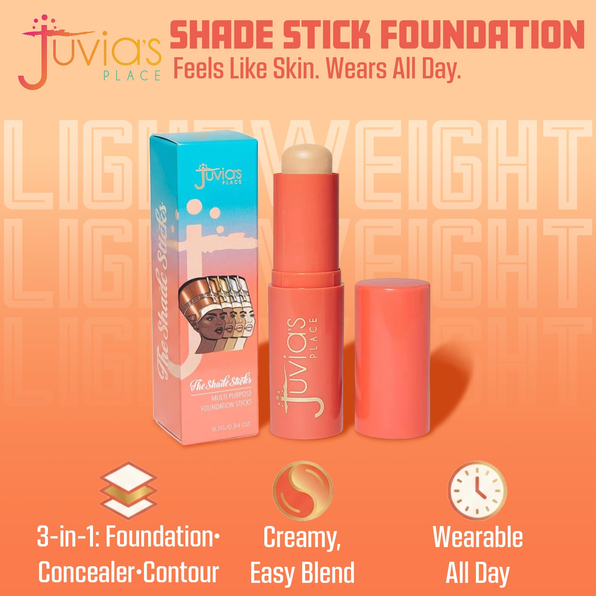 Amazon.com : Juvia's Place The Shade Stick Foundation - Lima