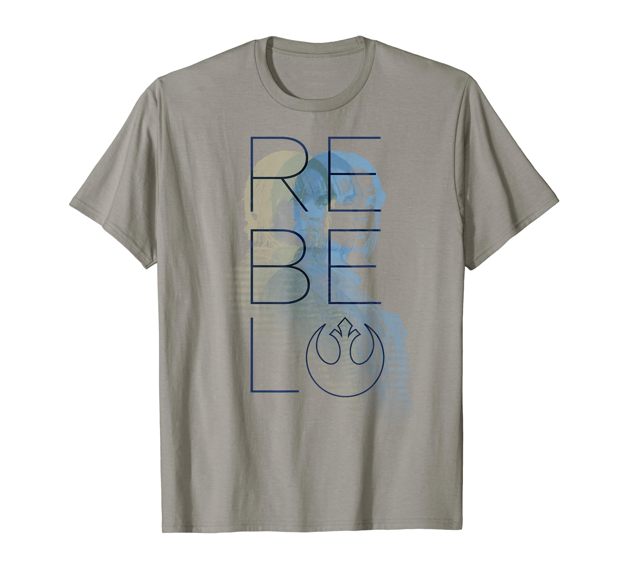 Star Wars Rogue One Jyn Erso Rebel Repeater T-Shirt, Black