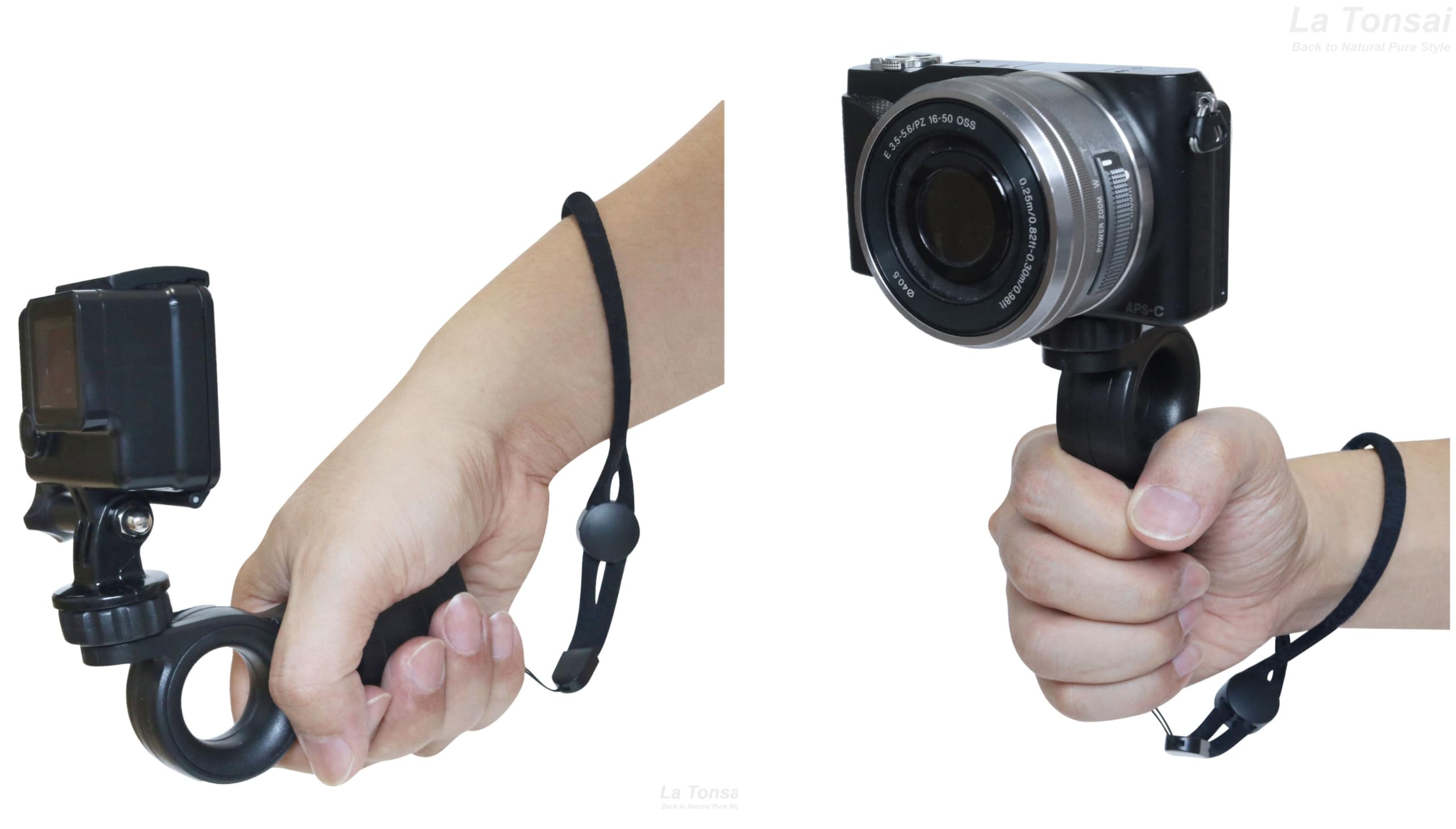 Amazon | 角度変更可能320° チルト 撮影グリップ 三脚ヘッド