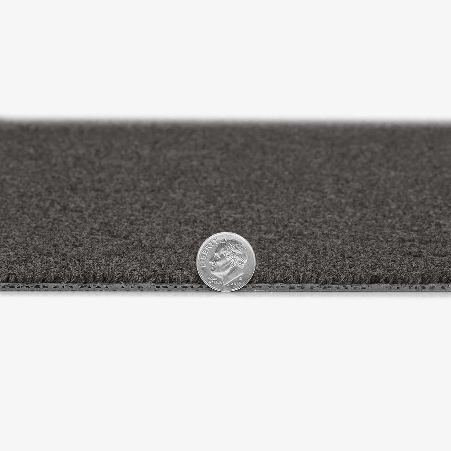 IncStores 1/4 Inch Thick Heritage Carpet Tiles | Commercial Carpet Tiles for Basement, Classroom, and Trade Show Floor Protection | Gunmetal, 16 Tiles