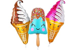 Giant Ice Cream Balloons: 39-Inch Refreshing Summertime Party Decor