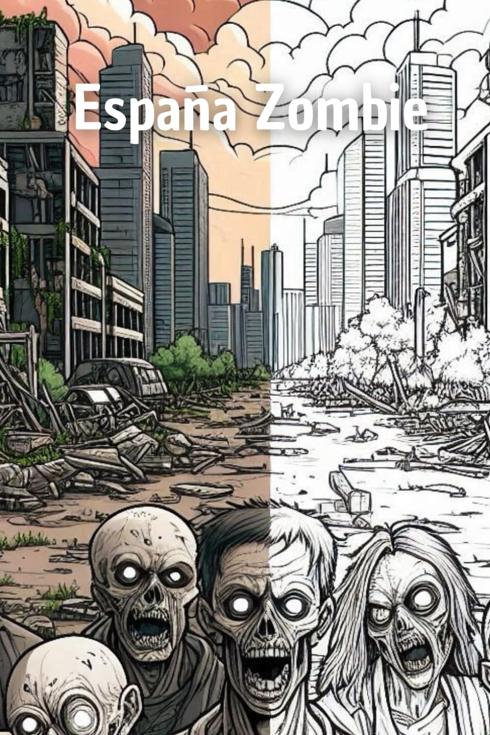 España Zombie: libro para colorear