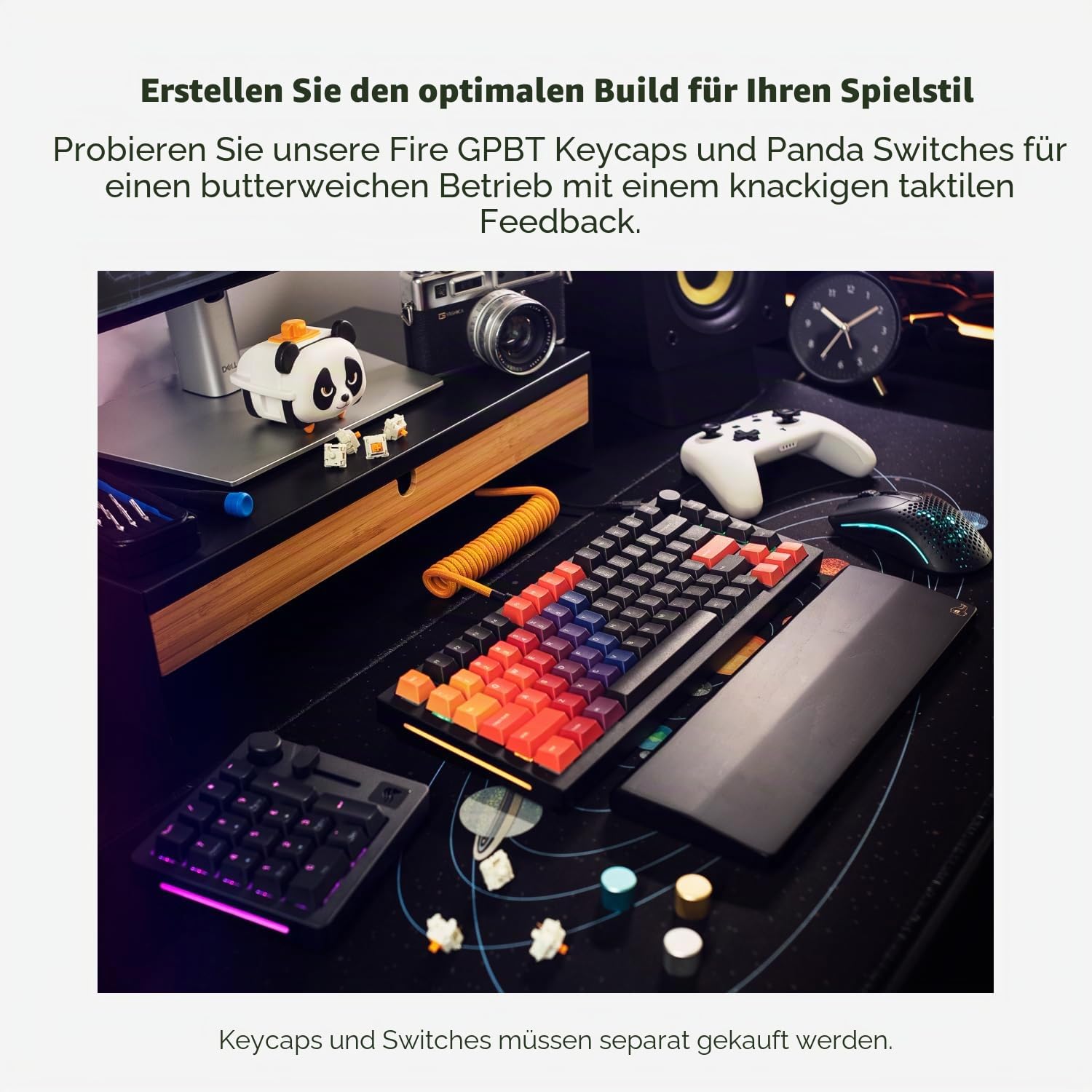 Glorious Gaming GMMK PRO 75% Barebone Schwarz (nur Gehäuse), modulares mechanisches Gaming-Keyboard, TKL-Größe, 1,5 kg Rahmen, RGB, komplett anpassbar, 5-Pin Switch-Support