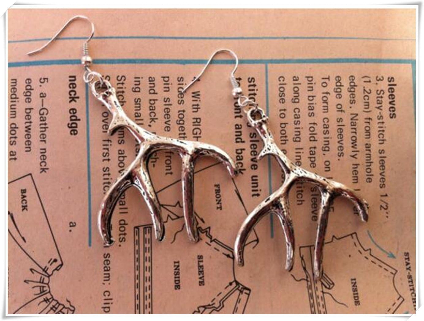 Liquidation Deer Antler Earrings