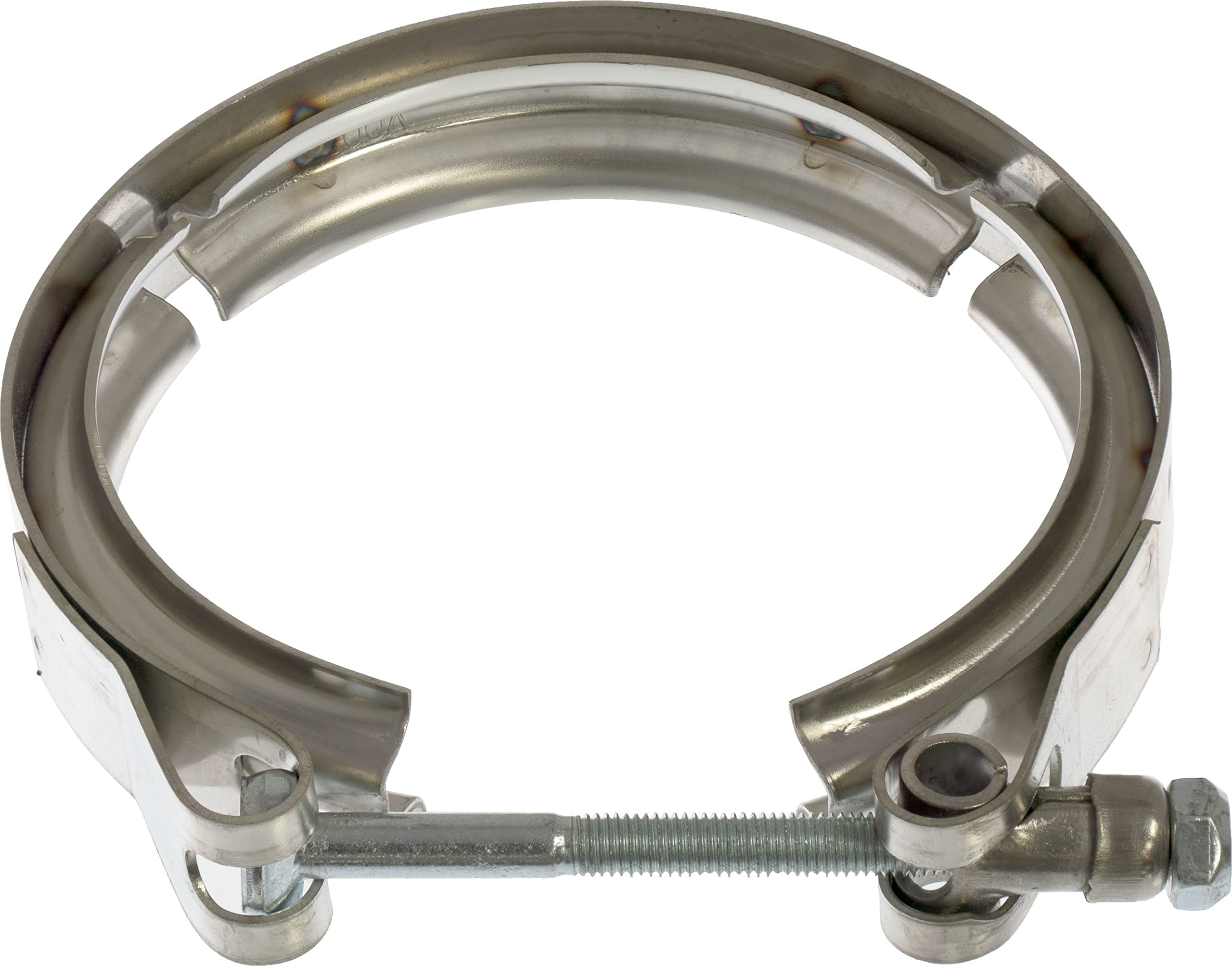 APDTY Exhaust Turbo Down Pipe V-Band Clamp – Stainless Steel, Fits Duramax 6.6L & 6.5L Diesel - View #5