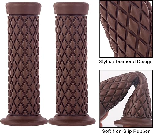 Miniatura 2 de Coxotom Asas universales para motocicleta  Puños de goma antideslizantes para Harley Honda, Yamaha, Suzuki, Kawasaki, Dirt Bike