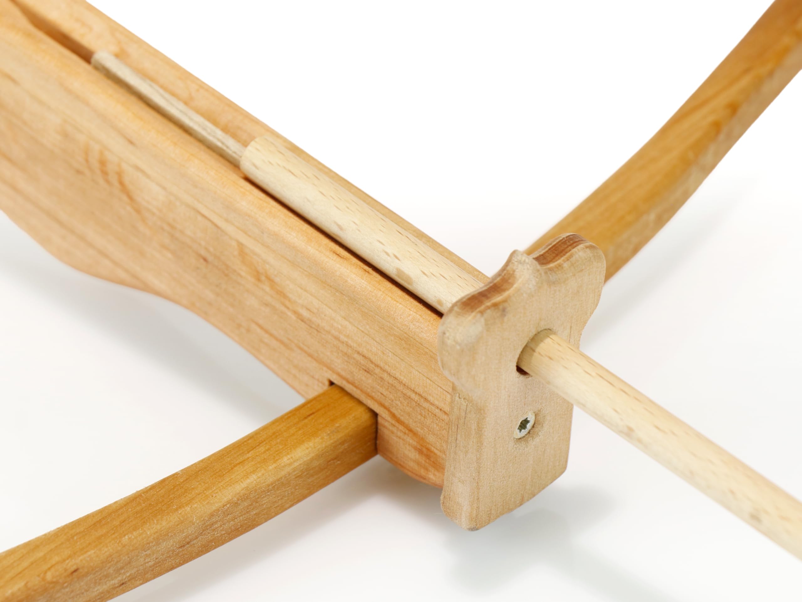 BestSaller 1242 Arbalète pour enfants en bois d'aulne huilé + 3 carreaux d'arbalète avec ventouse 1246 (4 pièces)