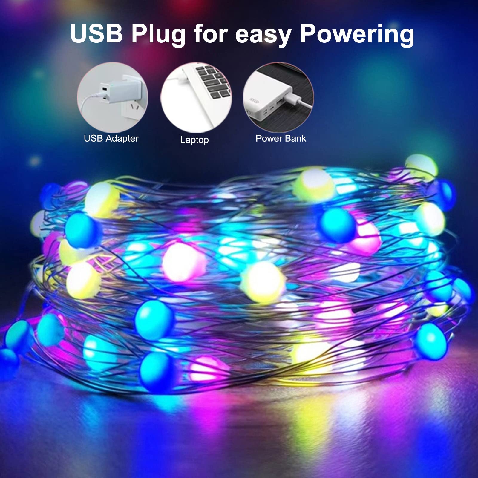 Effetti Luce Discoteca Palla Disco LED Con Telecomando - Luce Party 16 Colori Per Feste E Eventi, Alimentazione USB Luci Per Feste Casa