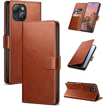 Wallet Case for iPhone 15 6.1", Light Brown