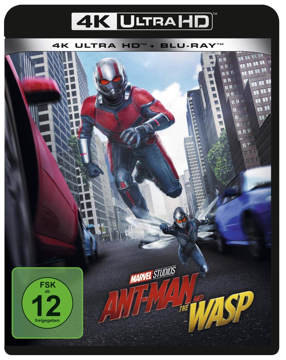 Película Ant-Man and the Wasp en 4K Ultra-HD y Blu-ray, edición importada de Alemania