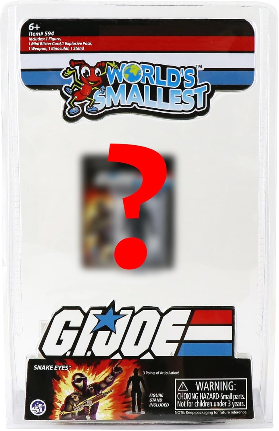 World's Smallest 594GI Joe Vs. Cobra Micro Action Figures