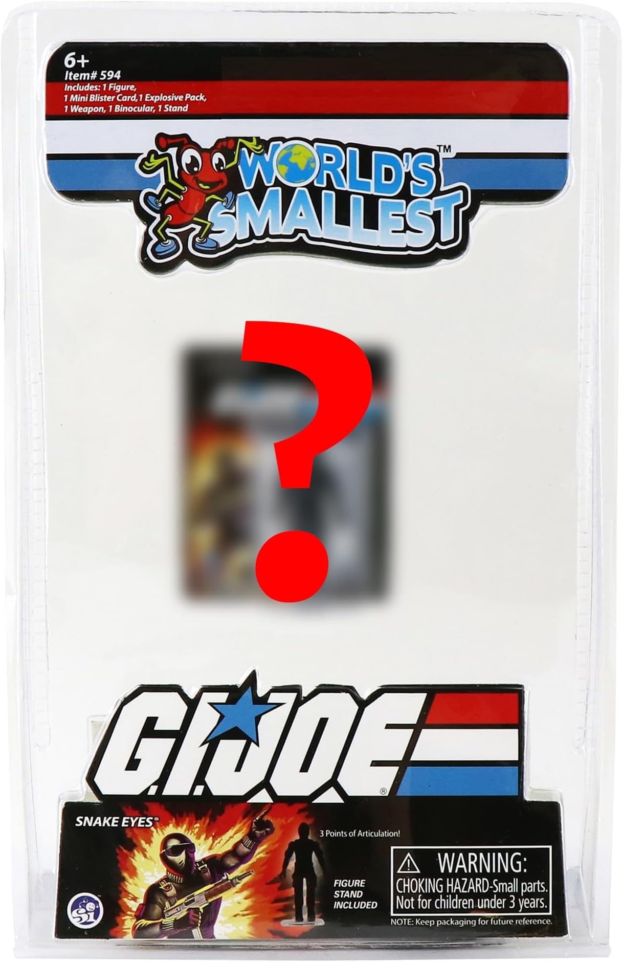 World's Smallest 594GI Joe Vs. Cobra Micro Action Figures