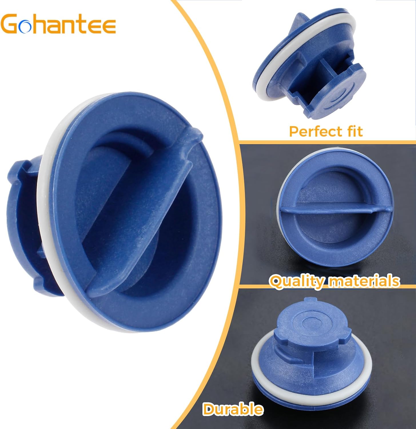 WPW10077881 Compatible with Whirlpool Dishwasher Dispenser Rinse Aid Cap Replace# W10077881 8558307 W10199683