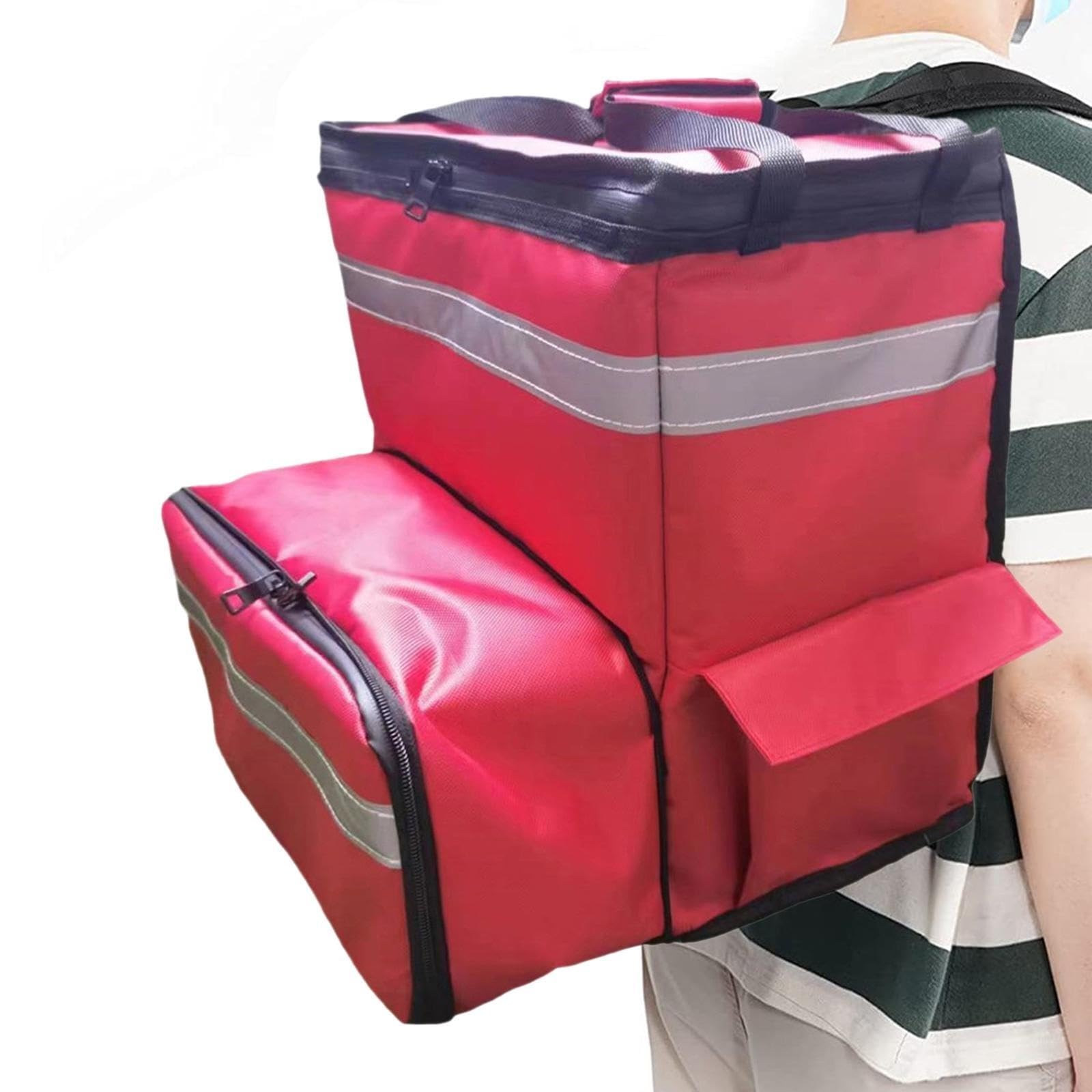 Sac Livraison，Sac Isotherme Livraison Sac de nourriture thermique chaud et froid, sac à dos de livraison de nourriture isolé étanche Uso apto para les restaurants de voiture en plein air pique-nique n