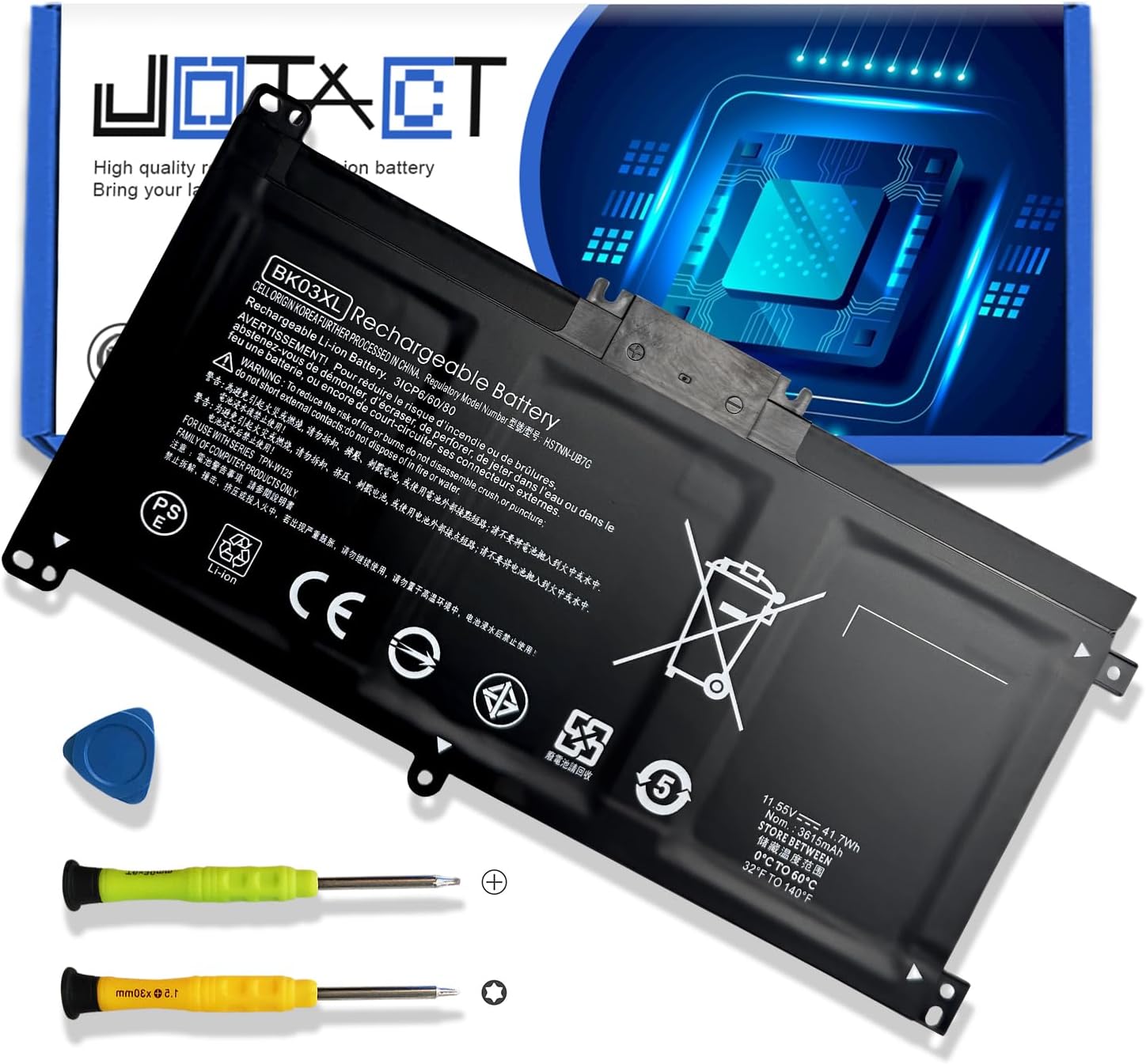 Used Genuine PC03XL Battery For HP Pavilion X360 14 15 TPN-DB0E M24648 - View #12
