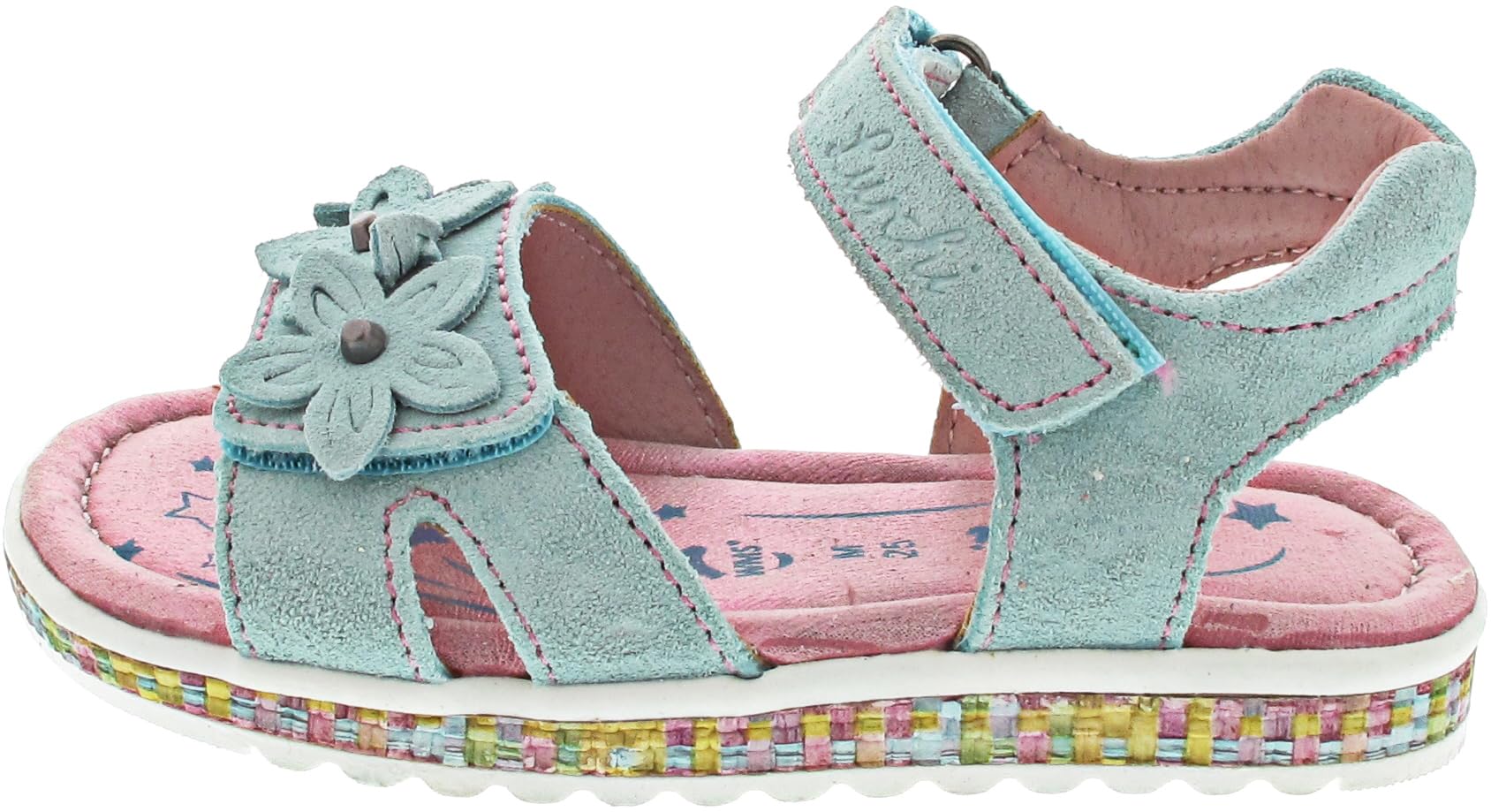 Lurchi 95L0043008 Sandal, Turkis, 10 UK Child