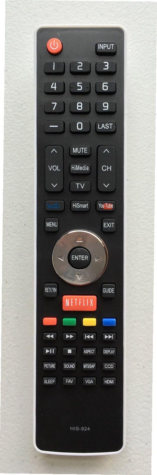 USBRMT New Replacement Remote for Hisense Smart TV sub EN-33922A EN-33926A EN-33925A