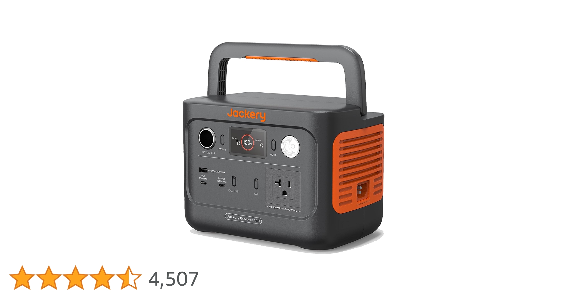 Amazon.co.jp: Jackery ポータブル電源 240 240Wh 定格出力200W