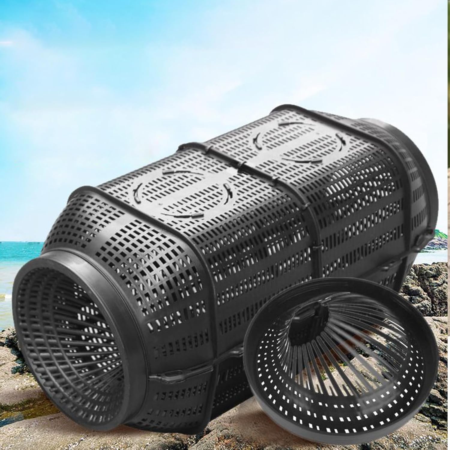 Fish Trap,Lightweight Bait Trap,Fish Catcher,CrabTrap,Crab Cage,Hobby Fishing Equipment for Catch EEL Shrimp Turtle