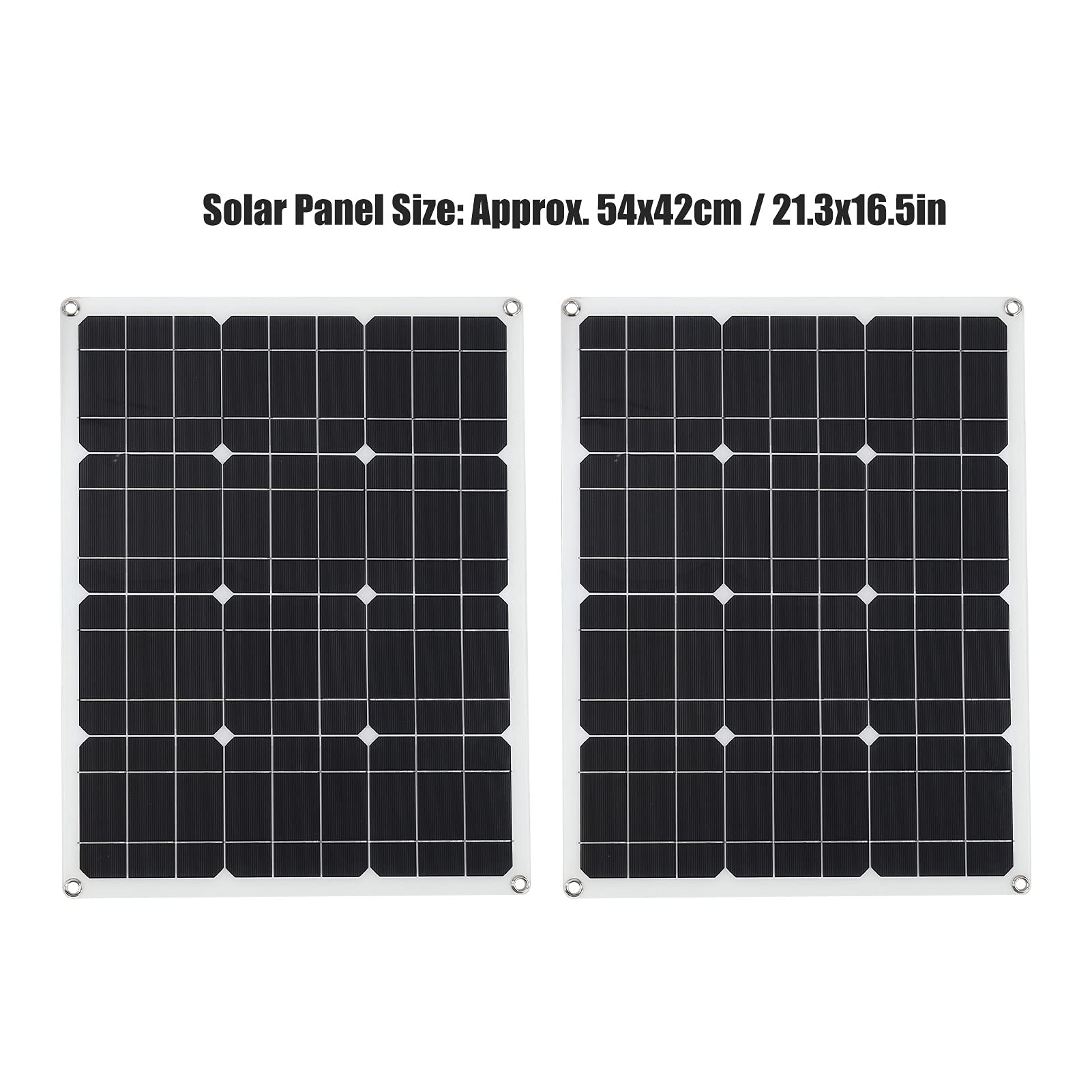 Pannello solare monocristallino da 80 W Pannello fotovoltaico ad alta efficienza Scheda caricatore solare per viaggi in nave in