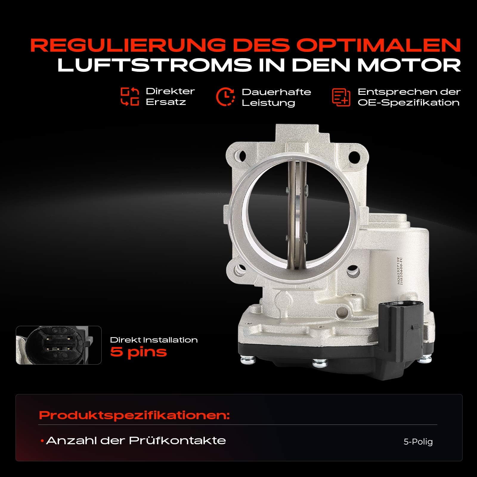 Frankberg Drosselklappe Drosselklappenstutzen Kompatibel mit Tucson TL TLE 1.6L Tucson TLE 1.6L Tucson TL TLE 2.0L Tucson TL TLE 1.7L Tucson Replace# 351002F600