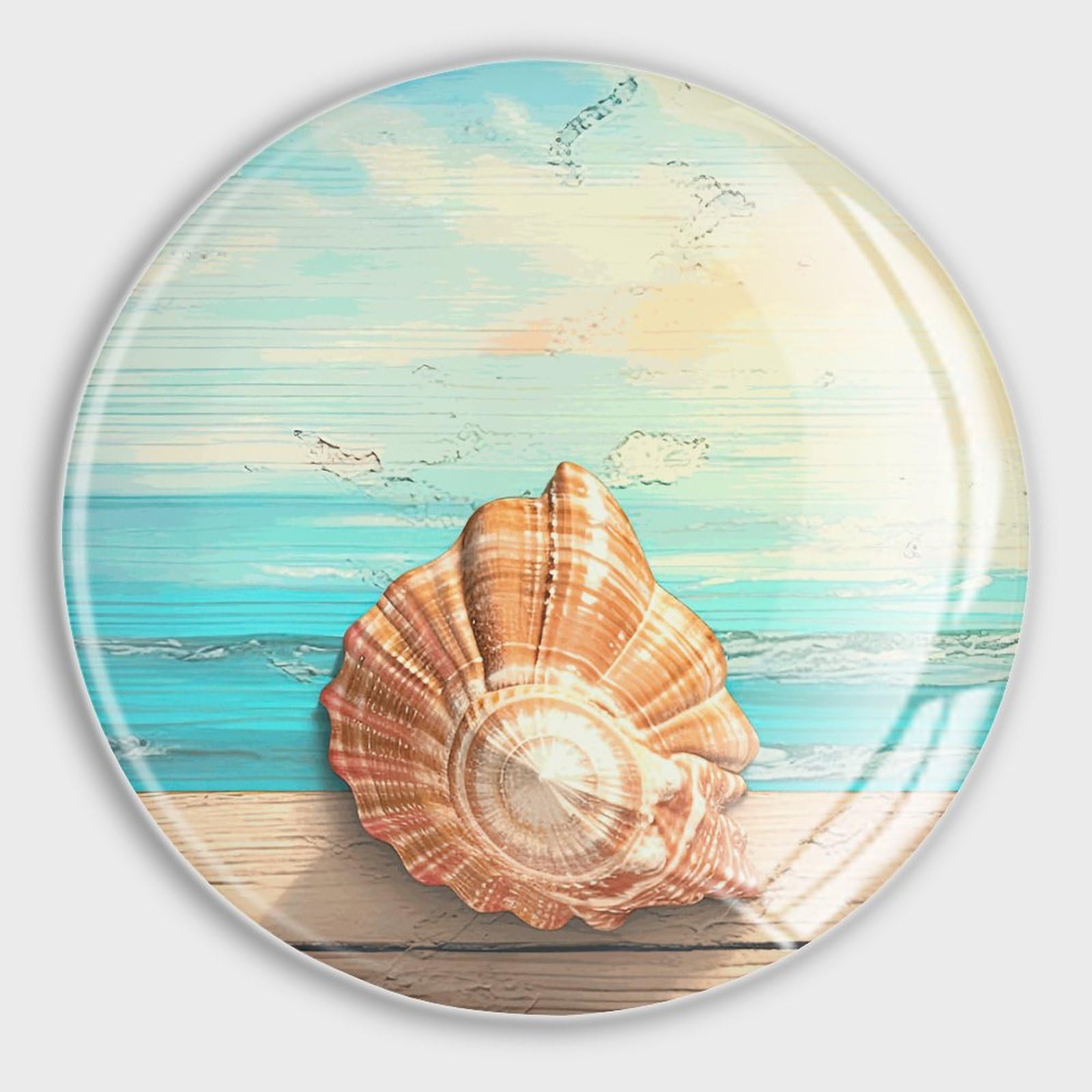 Aimants en verre anti rayures Ocean Time pour fixer vos notes sans glisser