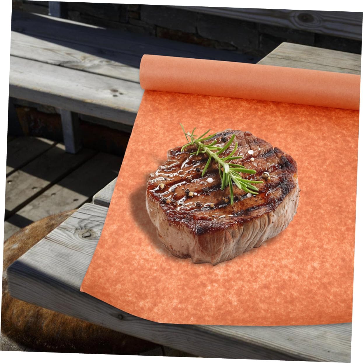 1roll Butcher Paper Non-sticky Food Grade Kraft Paper for Meat Bbq Grilling and Baking Grease Practical for All Cooking Needs