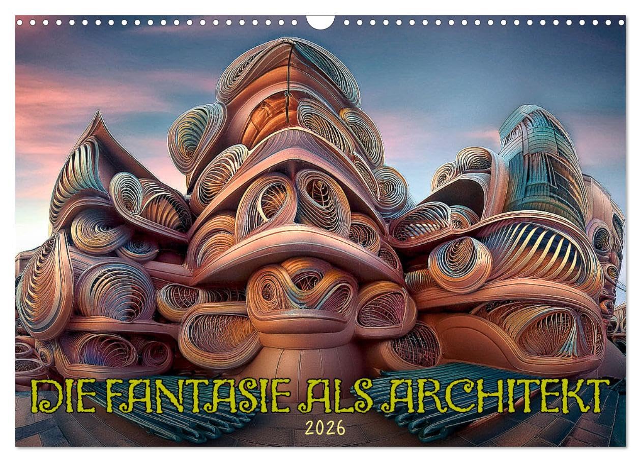 The imagination as architect UK-Version (Wall Calendar 2026 DIN A3 Landscape), CALVENDO 12 Month Wall Calendar โ image 1