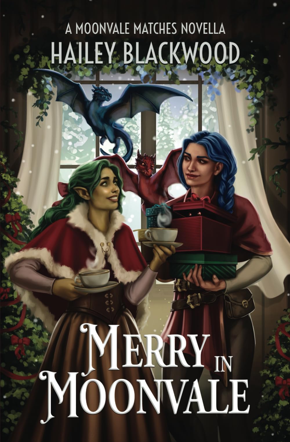 Merry in Moonvale: A Cozy Fantasy Holiday Novella (Moonvale Matches)