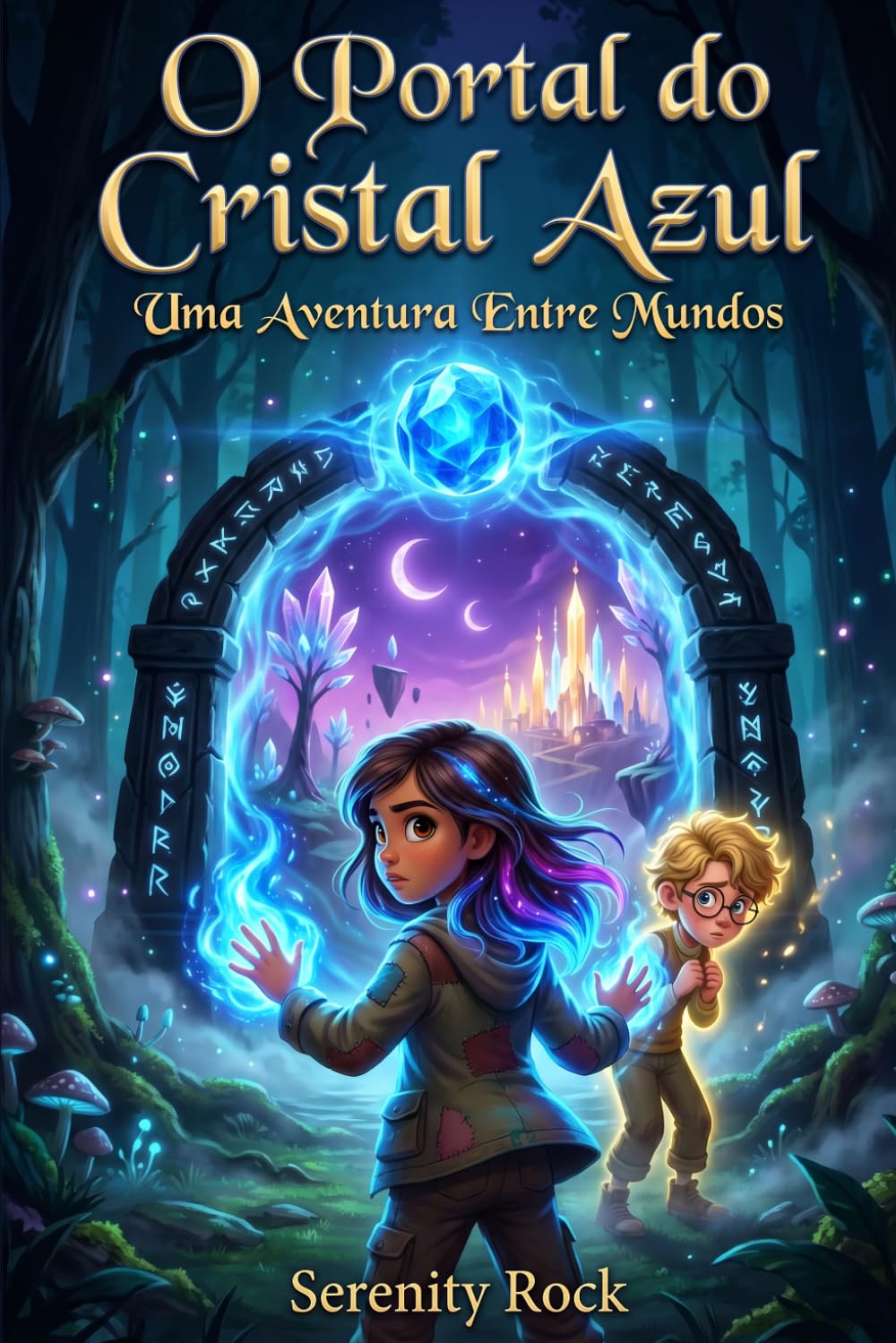 O Portal do Cristal Azul: Uma Aventura entre Mundos