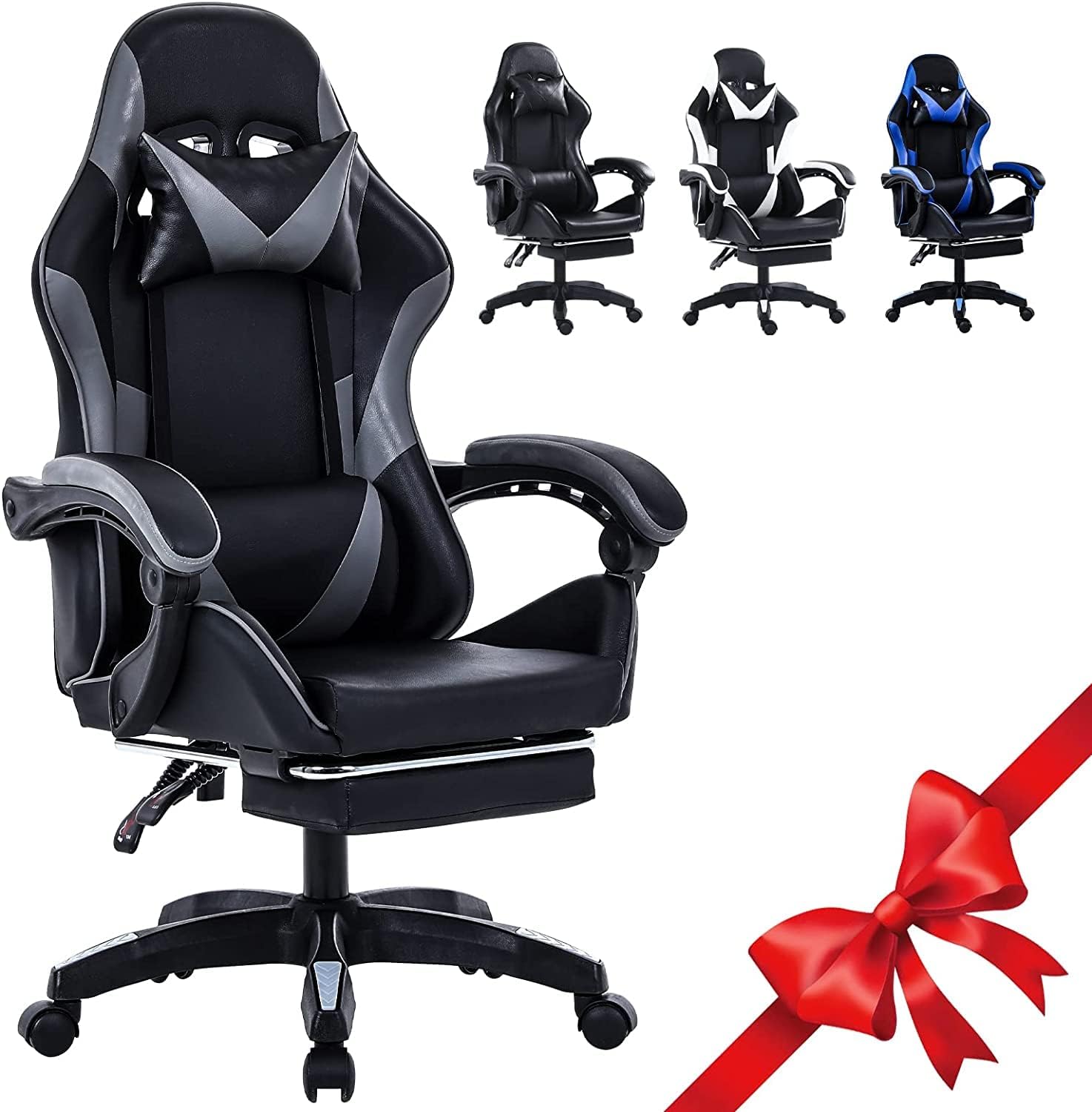 Gaming Chair Gaming Chair with Footrest Height