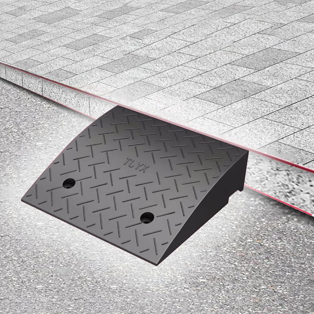 Rampa krawężnikowa, rampa podjazdowa, Lekka rampa progowa dla wózków inwalidzkich 3" 4" 5" do drzwi garażowych, chodników i magazynów(H 9cm/3.5")