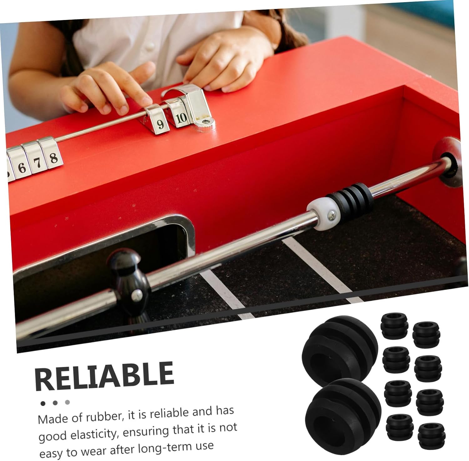 Totority Foosball Accessories Foosball Table Machine Accessories Table Football Bearings Rod Replacement Foosball