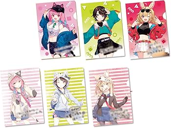 Amazon.co.jp: ホロライブ A5 クリアファイル ファミマ 6種セット 湊