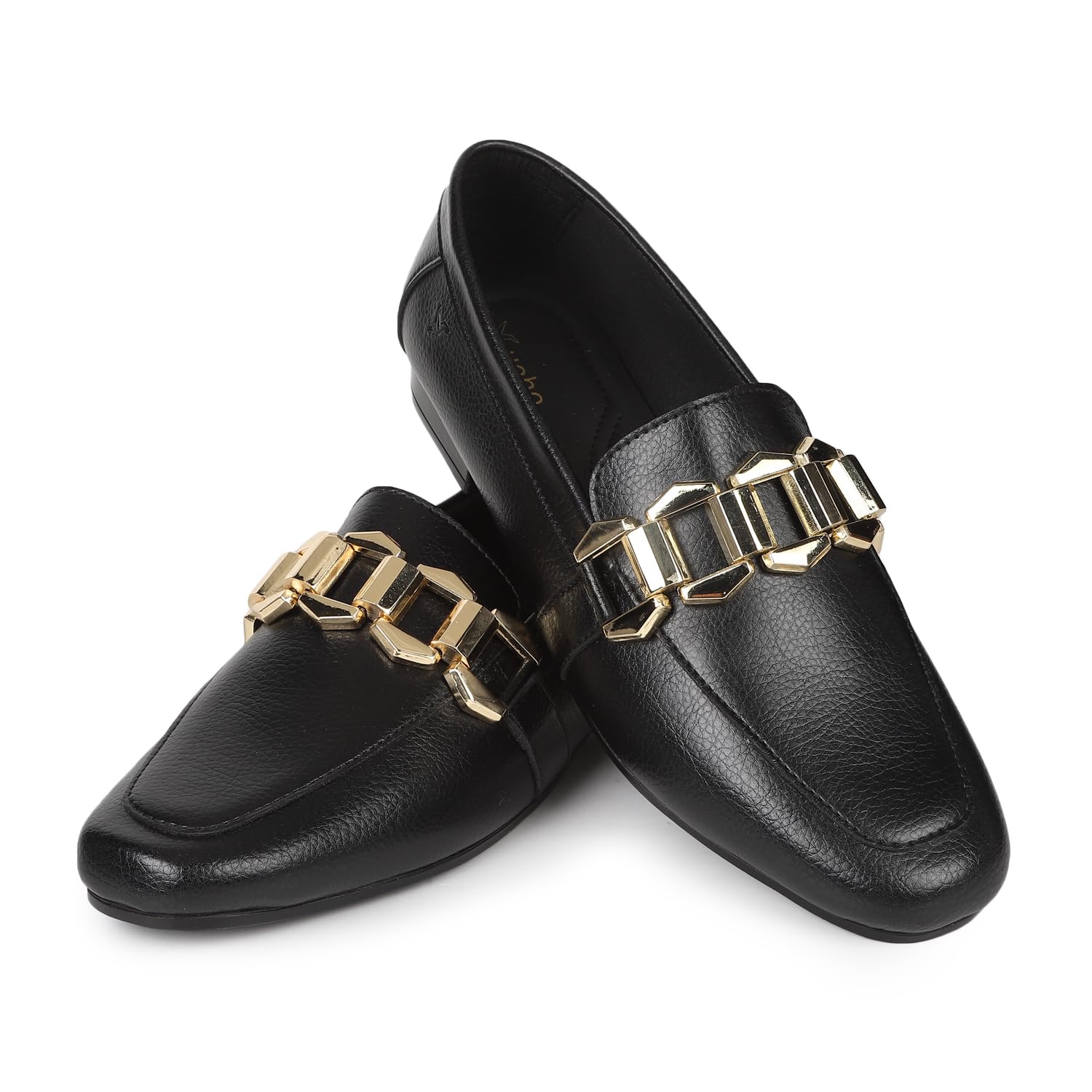 YOHO Bliss Comfortable Slip On Formal Buckle Loafer for Women | Stylish Fashion Moccasins Range| Cushioned Footbed Finish | Flexible | All-Purpose Office Wear Shoe Black (B0CB67ZPFN) Amazon Price History, Amazon Price Tracker