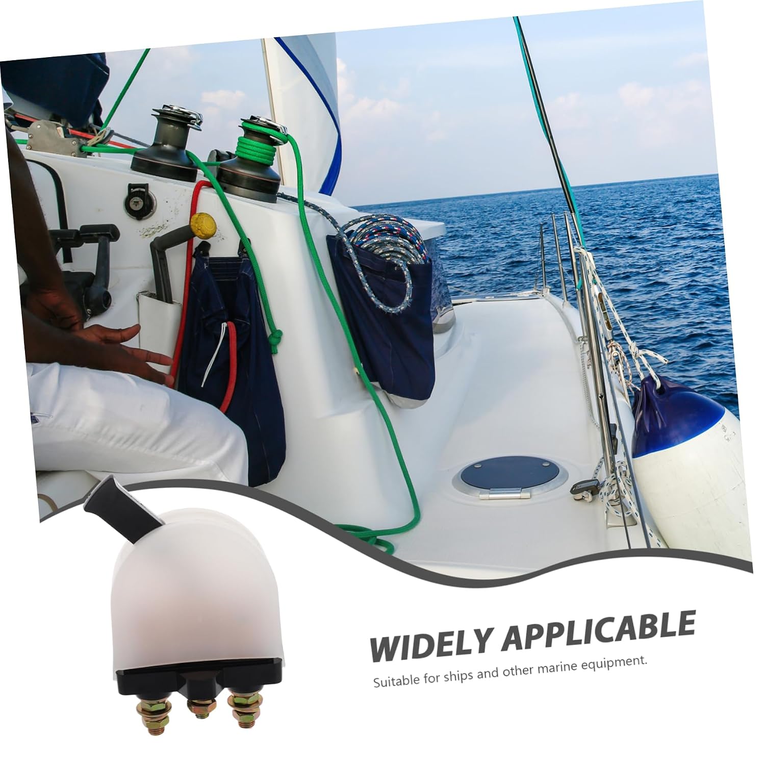 OUNONA Battery Disconnect Switch Heavy-Duty Kill Switch for Boat for Yacht Reliable Power Cutoff