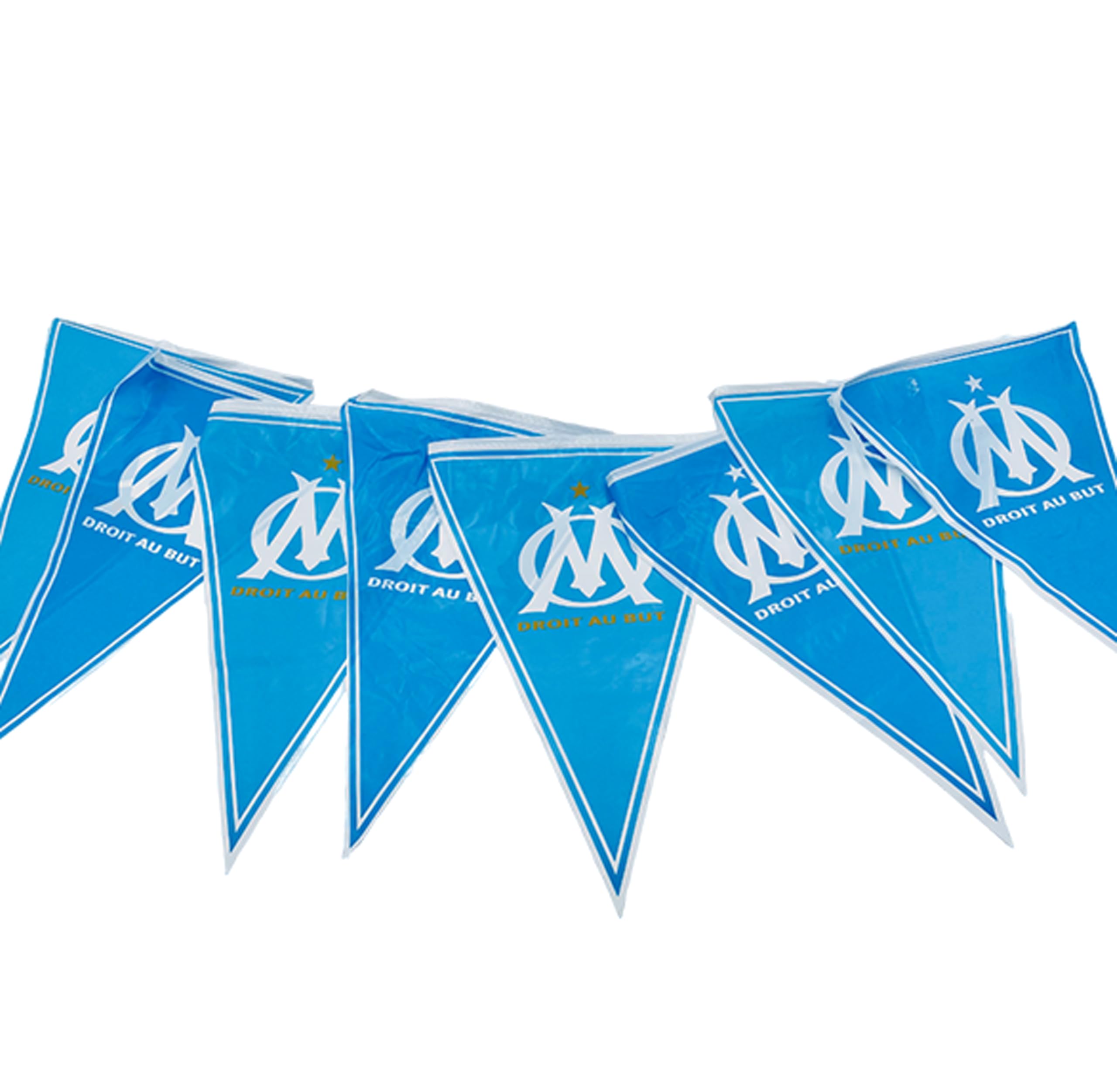 Olympique de Marseille Official Collection Bunting - Size 2.7 m, Blue, 2,7 mètres - Image 2