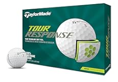 Tour Response Golf Balls&comma; Enhanced 360° ClearPath Alignment&comma; Speed Wrapped Core for Distance and Feel&comma; Pack of 12