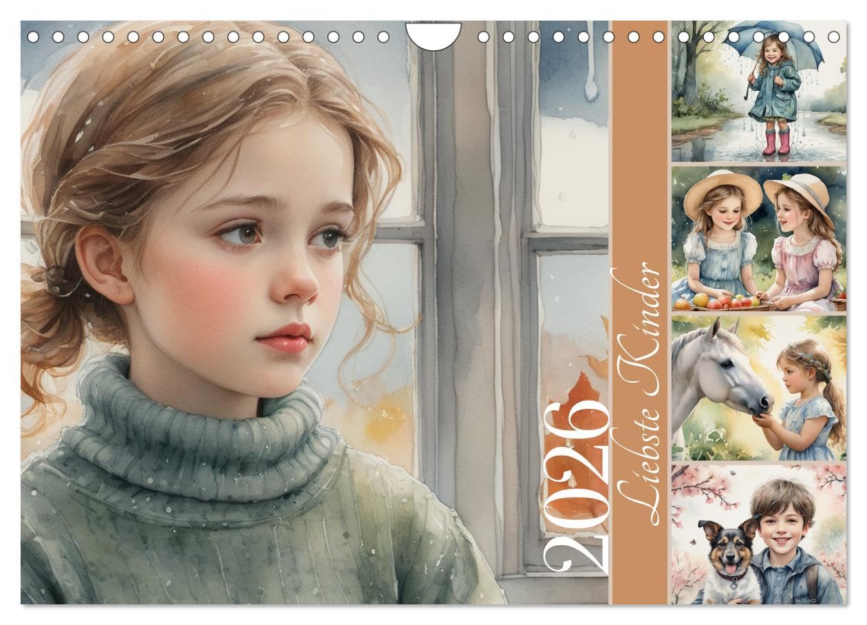 Dearest children UK-Version (Wall Calendar 2026 DIN A4 Landscape), CALVENDO 12 Month Wall Calendar