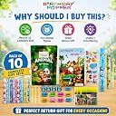 Birthday Popper® Birthday Return Gift for Kids, 10 Animal Theme Gift Packs gallery image