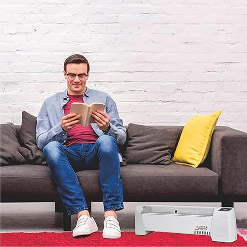 Miniatura 7 de Optimus H-3603, calentador de convección con base, pantalla digital y termostato, 30 pulgadas