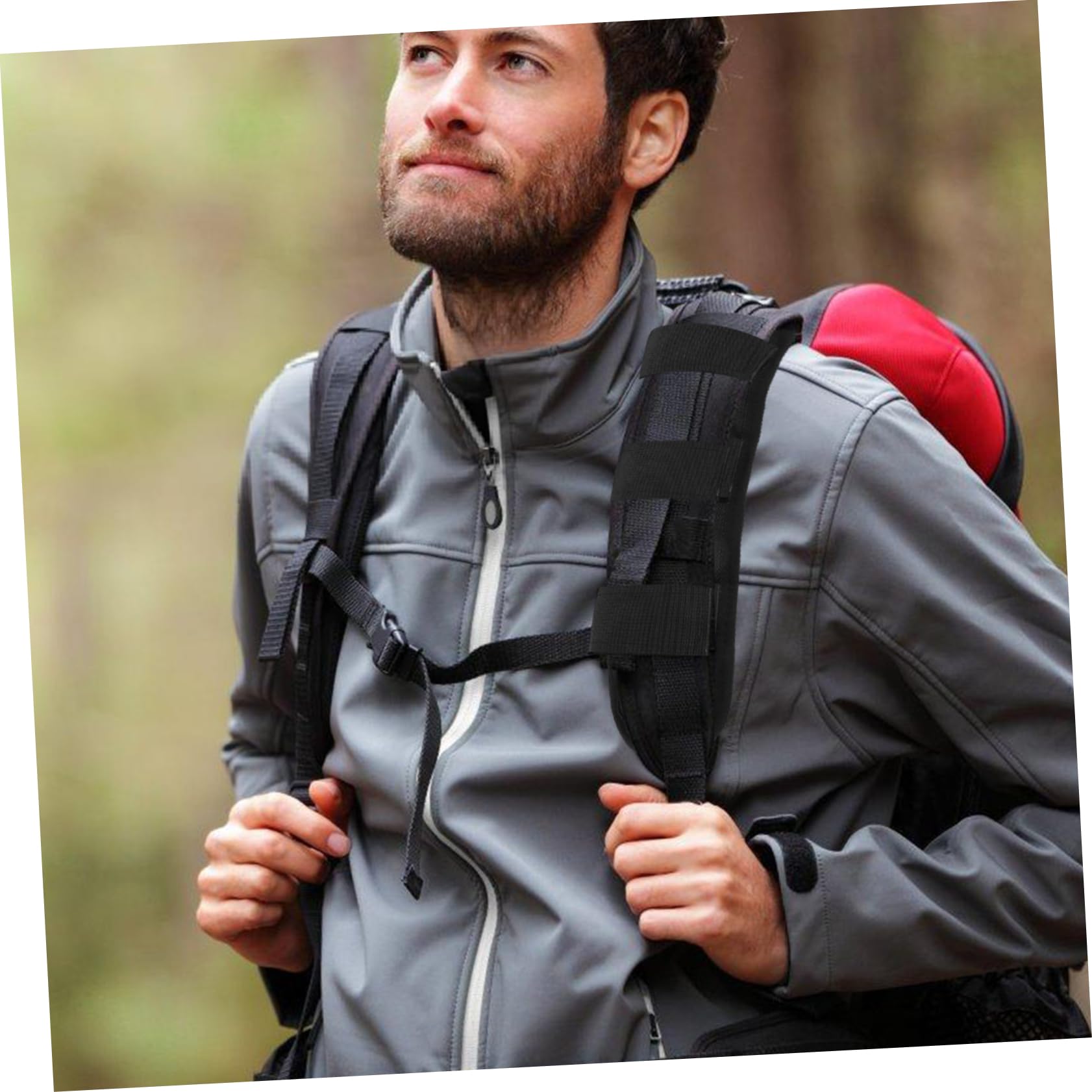 4stücke Backpack Schulterpolster Mit Abnehmbarem Design Bequeme Schultergurtkissen Für Rucksack Und Gepäck Langlebig Und Rutschfest Entlastet Schulterermüdung Für Alltag Und