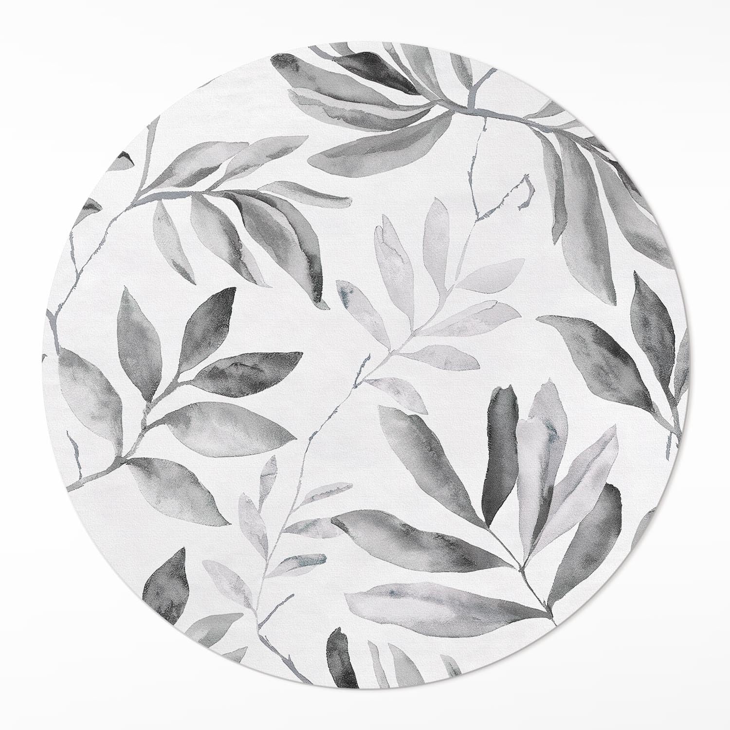 Tapis de sol vinyle rond ø120 cm PVC résistant à la rayure et durable pour la maison