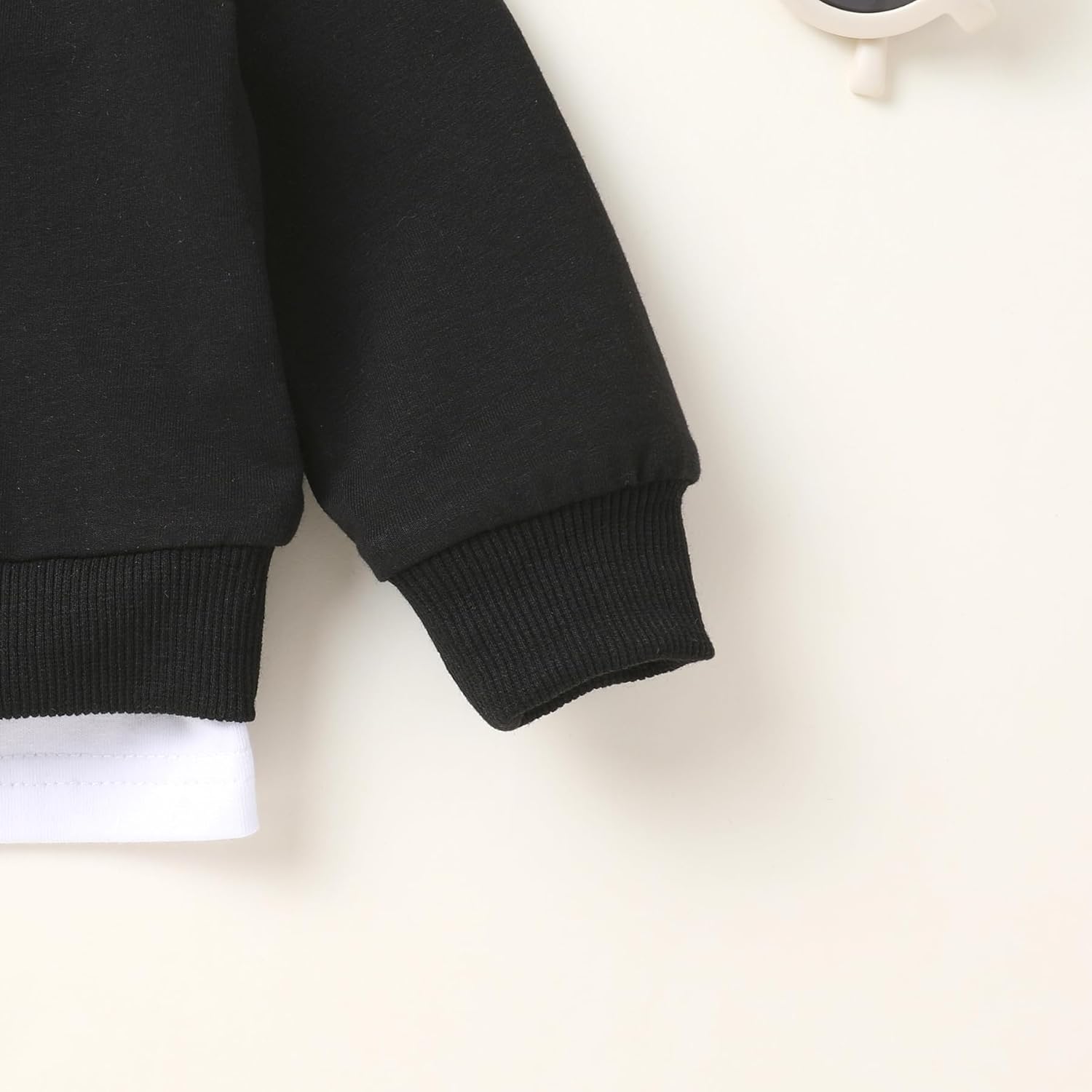 YOUNGER TREE Toddler Fall Outfits Baby Boy Sweatshirt Top Sweatpants Set Cute Sweatsuit for Boy Winter Clothes with Hat - Image 5