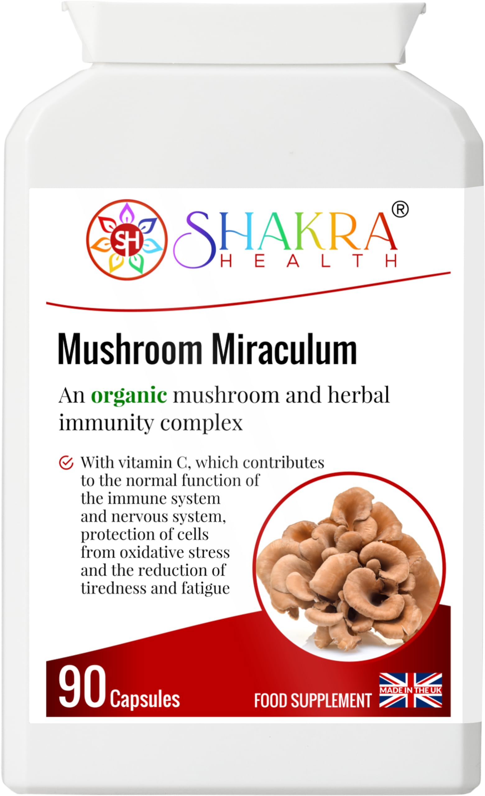 SH SHAKRA HEALTH Mushroom Miraculum | Spiritually Mindful Mushroom Complex - Spirituality, Science & Supplements by