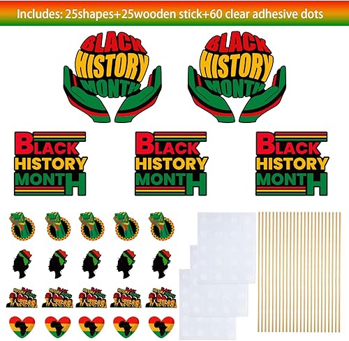 Miniatura 2 de 25 piezas de centro de mesa para fiesta de feliz junio centro de mesa de fiesta del mes de la historia negra 1865 para el día de la independencia