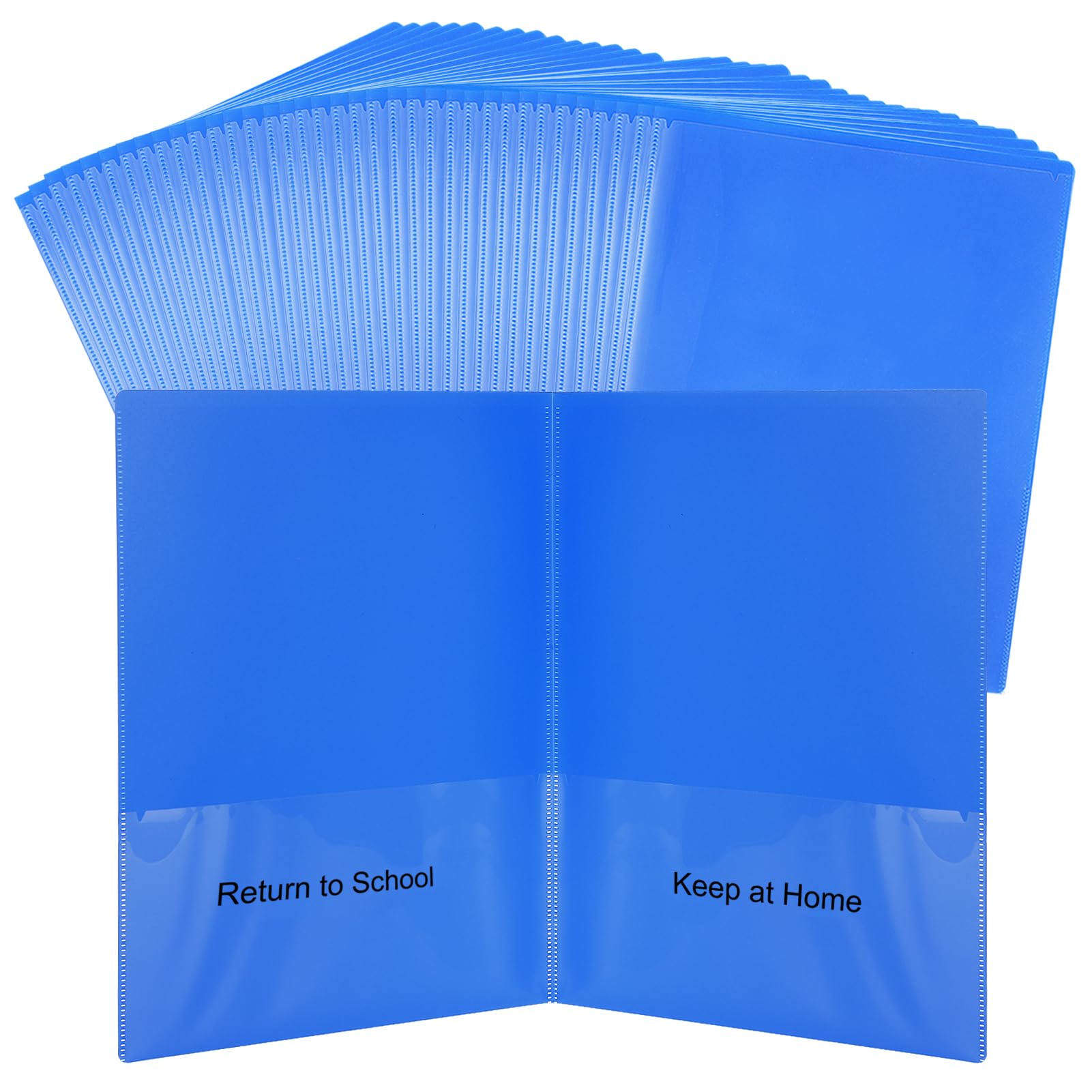 36 carpetas de la escuela al hogar, carpetas de tareas de plástico resistente para la comunicación de padres y profesores, carpetas para llevar a casa con 2 bolsillos para suministros escolares de