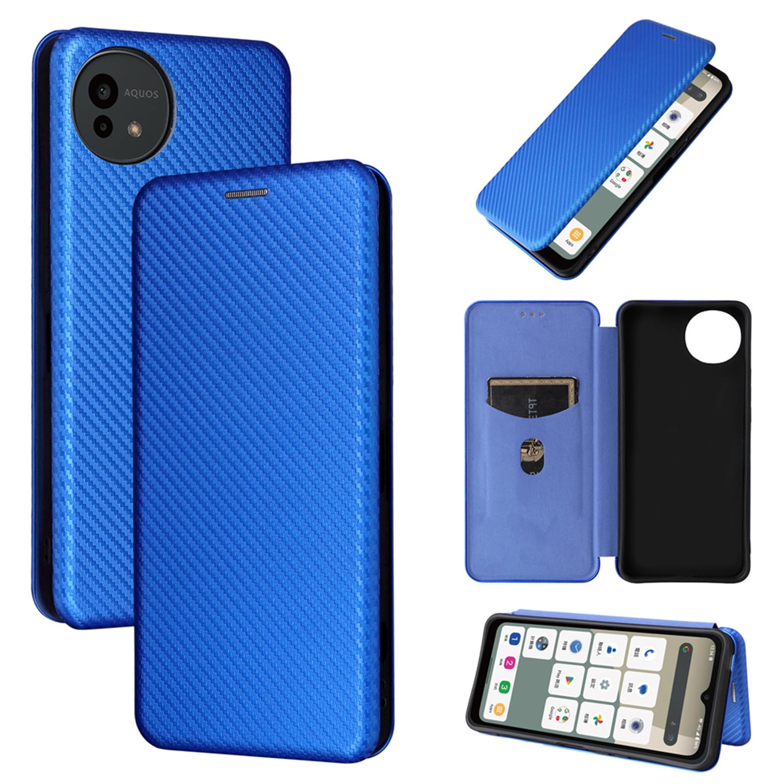 Amazon.co.jp: Sharp Aquos Wish 5 ケース 手帳型 AquosWish5 保護