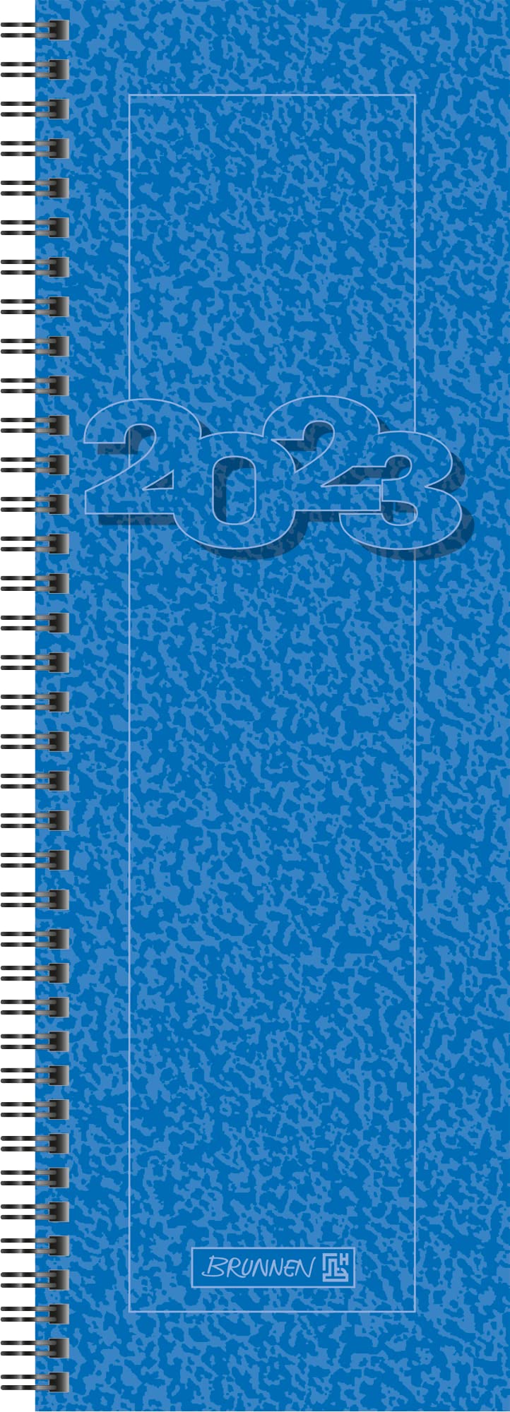 BRUNNEN Weekly Work Desk Planner Calendar Model 783 2023 Sheet Size 10.8 x 29.7 cm Blue, A4
