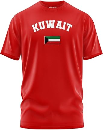Kuwait Flag Shirt for Men, Unisex Gameday Casual Tee, Kuwait Crewneck Tshirt